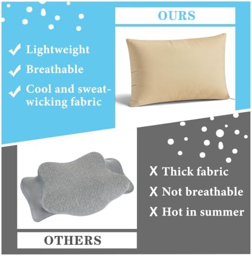 Hahafelt 2 Pack 7"x11" Cooling Small Pillowcase - Image 3