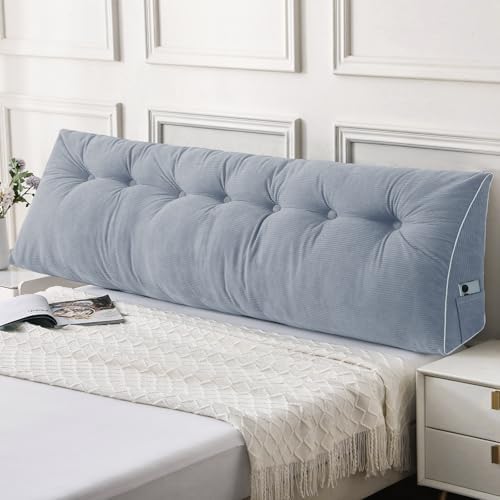 Sasttie Headboard Pillow King, Wedge Pillow Headboard by SASTTIE