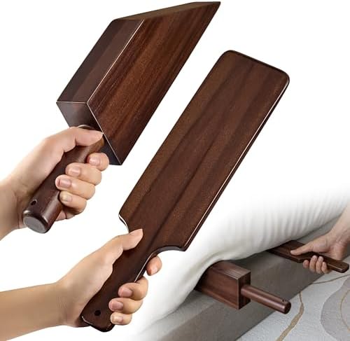 Acacia Wood Mattress Lifter & Bed Sheet Tucker Tool Set by Unknown