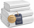 LANE LINEN Full Size Sheets 1000 Thread Count 100% Egyptian Cotton by LaneLinen
