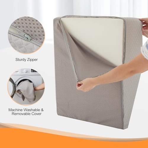 Ruqmuis Leg Elevation Pillow for After Surgery, 10inch Foam Leg Elevating - Image 6
