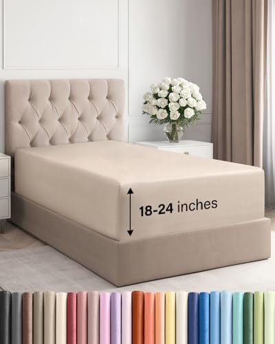 CGK Linens Extra Deep Twin Fitted Sheet by CGKUnlimited