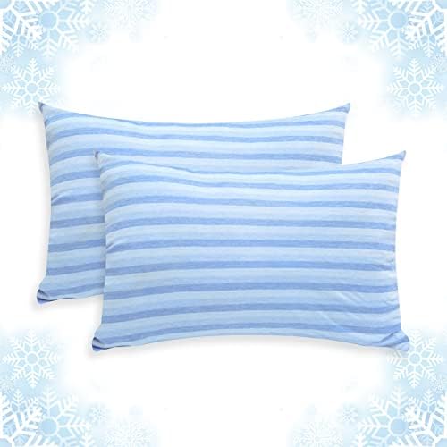 Cooling Pillow Case Covers Only, Standard Size Set of 2 by AilemeiDirect
