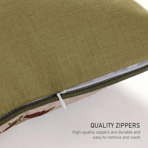 ISAENNE Elegant French Linen Throw Pillow Cover - Image 7
