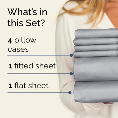 King 6 Piece Bed Sheet Set - Image 2
