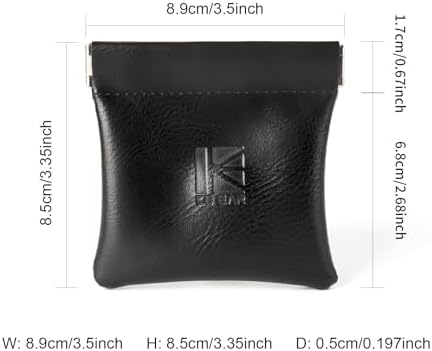 5 Pack Kbear BP01 PU Leather Jewelry Travel, Leather Jewelry Pouch Bag - Image 2