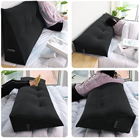 WOWMAX Headboard Pillow Full Wedge Reading Pillow - Image 3