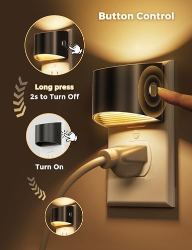 L LOHAS LED Night Lights Plug into Wall 4 Pack, Dusk to Dawn Nightlight - Image 4