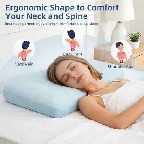 HIMOON Memory Foam Pillow Queen Size - Image 4