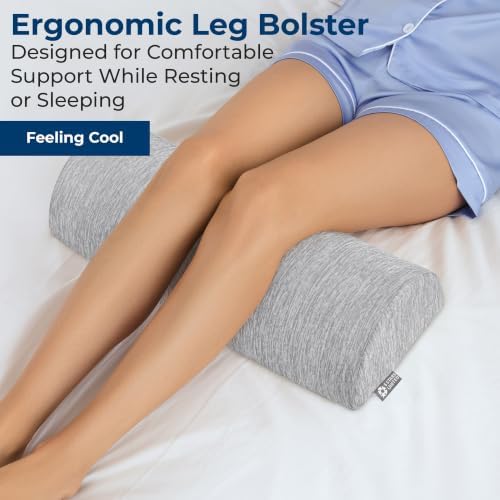 5 STARS UNITED Knee Pillow for Back Sleeping – Cooling Cover - Image 2