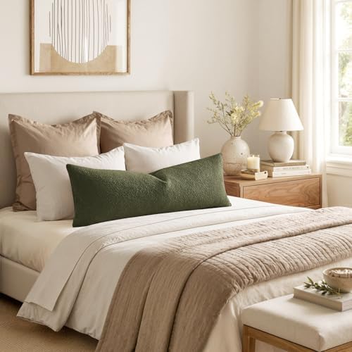 MIULEE Textured Boucle Lumbar Pillow Cover - Image 4