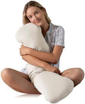 SleepCloud Weighted Body Pillow 6.5lbs, Cooling Tencel Cover, 41” x 10” by SleepCloudBodyPillows