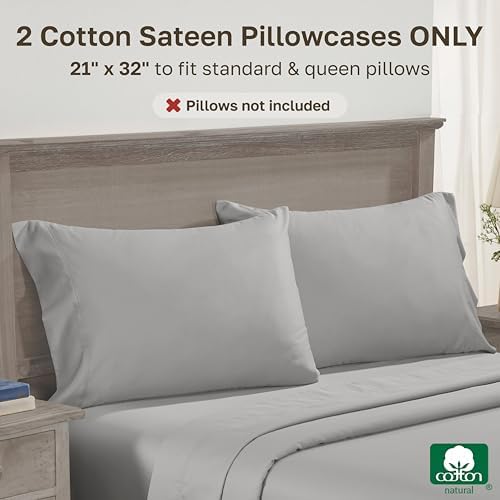CALIFORNIA DESIGN DEN Luxuriously Soft Hotel Quality 600 Thread Count, 100% - Image 3