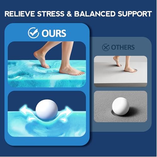 Queen Size Dual Layer 4 Inch Memory Foam Mattress Topper - Image 6