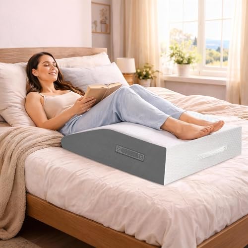 10" Leg Elevation Pillow, Memory Foam Wedge Pillow - Image 3
