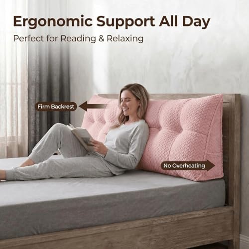 Headboard Pillow Full Size, Reading Pillow - Image 4