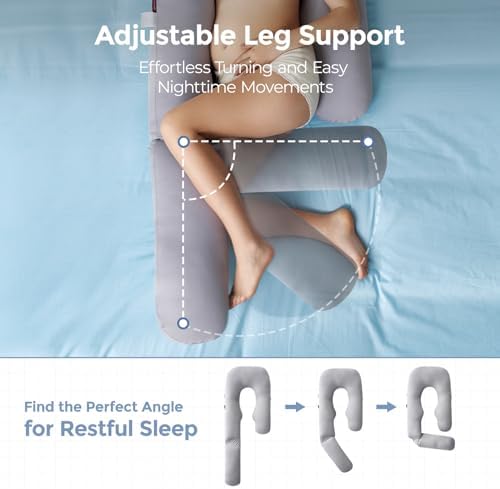 Momcozy Cooling Pregnancy Pillow - Image 4