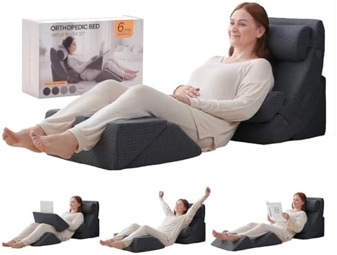 Axelrod 6PCS Orthopedic Bed Wedge Pillow Set, Post Surgery Foam by Axelrod