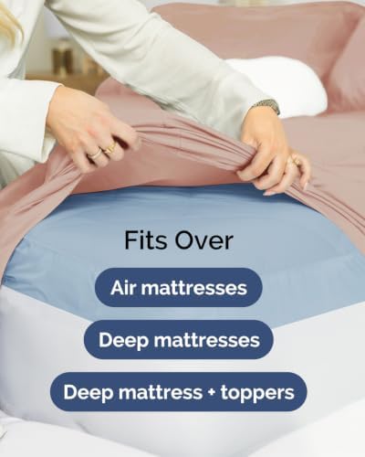 CGK Linens 2 Pack Extra Deep Queen Fitted Sheets - Image 7
