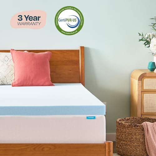 Linenspa Memory Foam Mattress Topper, King Size - Image 5