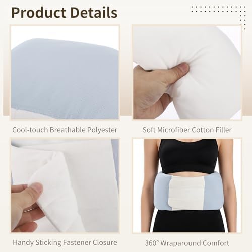 Lumbar Support Pillow for Sleeping, Waist Support Cushion - Image 4