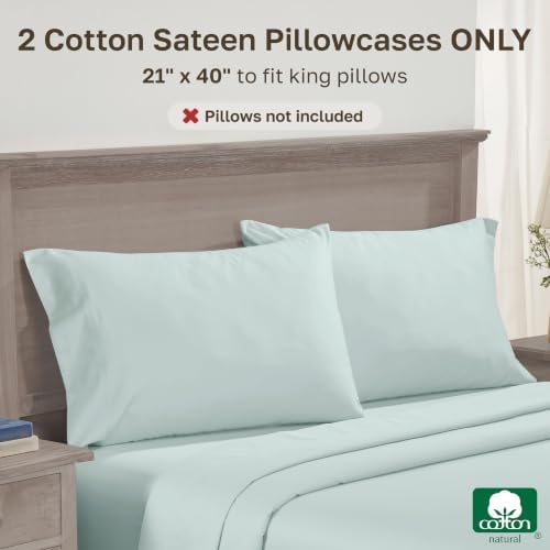 CALIFORNIA DESIGN DEN Luxuriously Soft Hotel Quality 600 Thread Count, 100% - Image 3