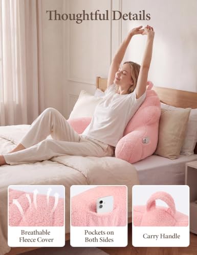 Yoofoss Reading Pillow for Bed Sitting up, Backrest Pillows - Image 5