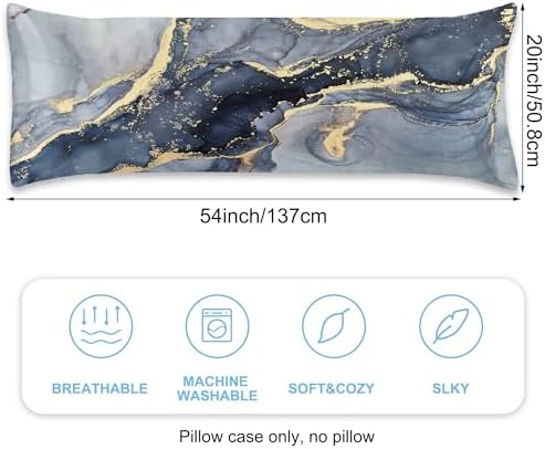 Body Pillow Cover with Zipper, 20x54 Inch - Image 2