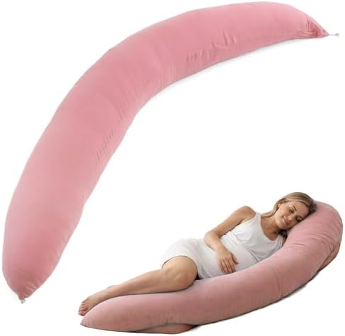 Pregnancy Pillow for Side Sleeping, 74 Inch C Shaped Long Body Pillow, Sleep by OFFICIALGERMANBRANDTANTOMI