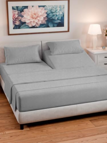 Flex Top Split Head King 4 Piece Sheet Set - Image 2