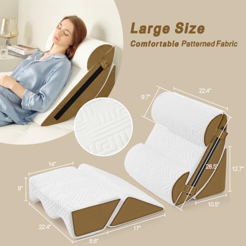Yojoker 6pcs Orthopedic Bed Wedge Pillow Set - Image 2
