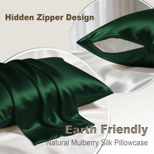 LYSHIN Silk Pillow Cases 2 Pack King Size - Image 2