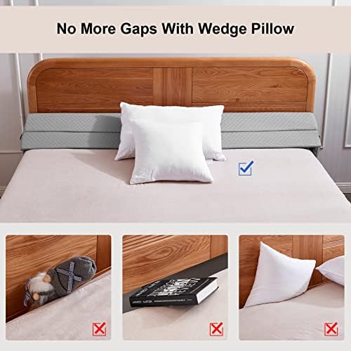 EUHAMS Queen Size Bed Wedge Pillow - Image 2