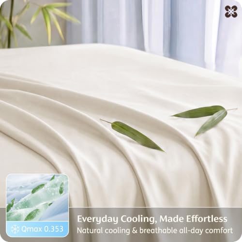 Bedsure PureWoven 100% Rayon Derived from Bamboo, Full Size Sheets - Image 4