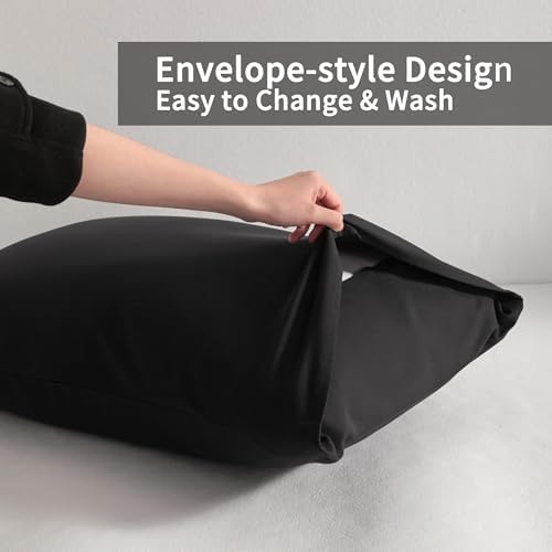 Queen Pillow Cases, 2 Pack, 20x30 in, Microfiber - Image 3
