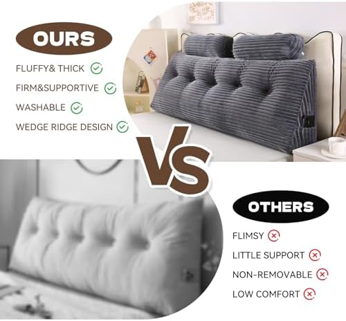 Lovehavren Headboard Pillow Queen - Image 6