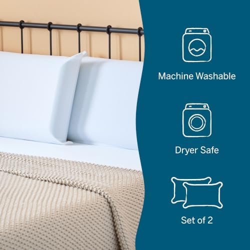 Lucid® Zippered Pillow Encasement – Waterproof Protector – King - Image 5