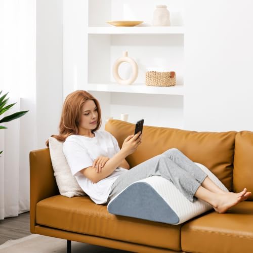 Knee Wedge Pillow for Post-Surgery Recovery-Leg Elevation Support for Sleep - Image 2