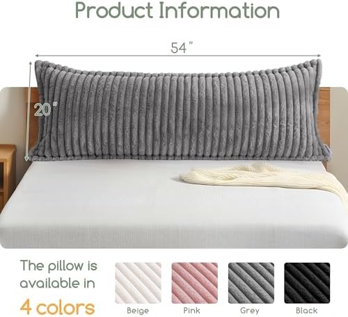 HIGOGOGO Memory Foam Body Pillow, Thickened Large Long Bed Pillow - Image 2