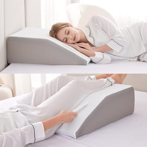Ruqmuis Leg Elevation Pillow for After Surgery, 6inch Foam Leg Elevating Pillow - Image 2