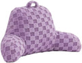 Aimuan Reading Pillow Checkered Bed Rest Wedge Backrest Checkerboard Pillow by AIMUAN