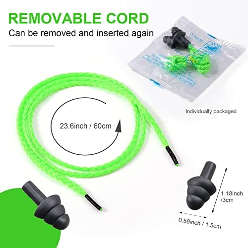 Tondiamo 200 Pairs Ear Plug Bulk - Image 2