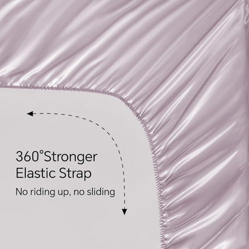BEDELITE Satin Sheets Twin Size Bed Set, 3 Pieces - Image 5