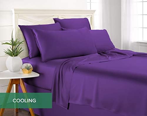 Pure Bamboo King Sheets, Genuine 100% Organic Viscose Derived from Bamboo Bed - Image 5
