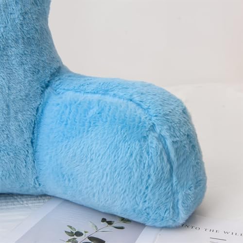 A Nice Night Babyblue Reading Pillow, 18.5" Bed Wedge Pillows - Image 5