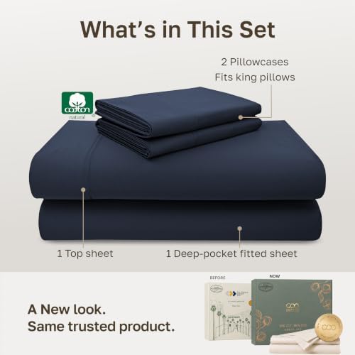 California Design Den Luxury 600 Thread Count California King Sheets Set - Image 3