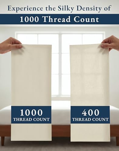 LANE LINEN Queen Size Sheets 1000 Thread Count 100% Egyptian Cotton - Image 4