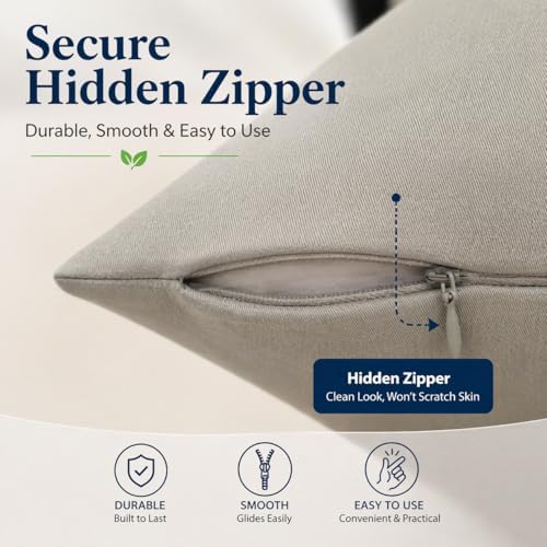 evoLive 100% Rayon Derived from Bamboo Cooling Breathable Body Pillow - Image 6