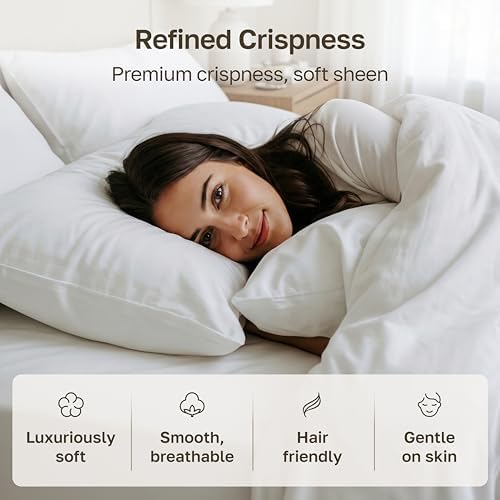 CALIFORNIA DESIGN DEN Luxuriously Soft Hotel Quality 600 Thread Count, 100% - Image 5