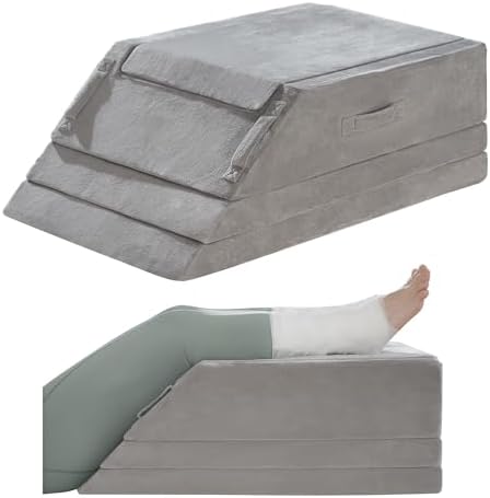 4 Heights Leg Elevation Pillow Blood Circulation, L 29" by JAKOOLA